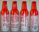 Budweiser Halloween Aluminum Bottle