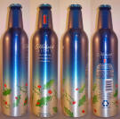 Michelob Light Christmas Aluminum Bottle