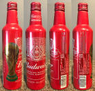 Budweiser World Cup Aluminum Bottle