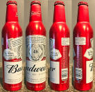 Budweiser Uruguay Aluminum Bottle