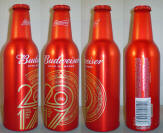 Budweiser New Year Aluminum Bottle