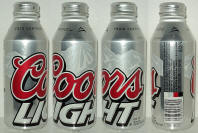 Coors Light Aluminum Bottle