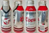 Coors Light Stampeders Aluminum Bottle