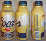 Coors Banquet Aluminum Bottle