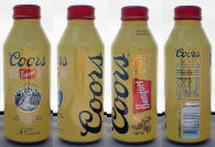 Coors Banquet Aluminum Bottle
