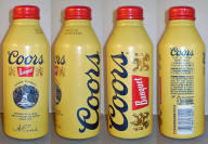 Coors Banquet Aluminum Bottle