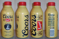 Coors Banquet Aluminum Bottle