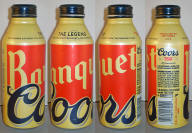 Coors Banquet The Legend Aluminum Bottle