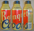 Coors Banquet Aluminum Bottle