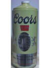 Coors Banquet Aluminum Bottle