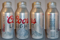 Coors Light Aluminum Bottle