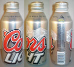 Coors Light Aluminum Bottle