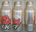 Coors Light Aluminum Bottle