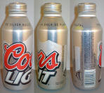 Coors Light Aluminum Bottle