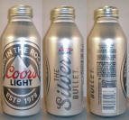 Coors Light Aluminum Bottle