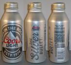 Coors Light Aluminum Bottle