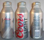 Coors Light Aluminum Bottle