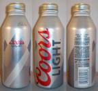 Coors Light Aluminum Bottle