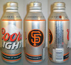 Coors Light MLB Aluminum Bottle