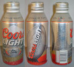 Coors Light NFL Aluminum Bottle