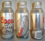 Coors Light NFL Aluminum Bottle