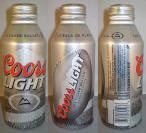 Coors Light NFL Aluminum Bottle