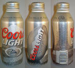 Coors Light NFL Aluminum Bottle