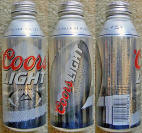 Coors Light NFL Aluminum Bottle