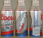 Coors Light NFL Aluminum Bottle