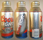 Coors Light NFL Aluminum Bottle