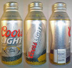 Coors Light NFL Aluminum Bottle