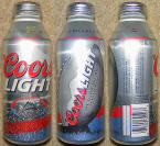 Coors Light NFL Aluminum Bottle