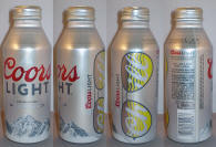 Coors Light Summer Edition Aluminum Bottle