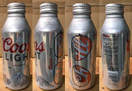 Coors Light Summer Edition Aluminum Bottle