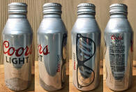 Coors Light Summer Edition Aluminum Bottle