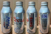 Coors Light Summer Edition Chill Aluminum Bottle