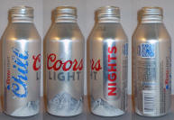 Coors Light Summer Edition Chill Aluminum Bottle