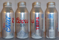 Coors Light Summer Edition Chill Aluminum Bottle