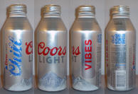 Coors Light Summer Edition Chill Aluminum Bottle