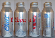 Coors Light Summer Edition Chill Aluminum Bottle