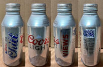 Coors Light Summer Edition Chill Aluminum Bottle