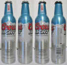 Coors Light Aluminum Bottle