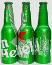 Heineken Red Star Aluminum Bottle