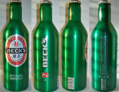 Becks Aluminum Bottle