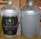 Sapporo Draft Aluminum Bottle