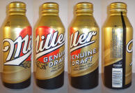 Miller Genuine Draft Aluminum Bottle