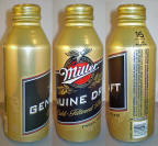 Miller Genuine Draft Aluminum Bottle
