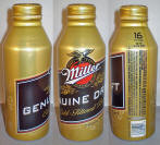 Miller Genuine Draft Aluminum Bottle