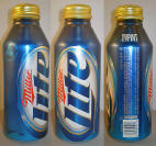 Miller Lite Aluminum Bottle