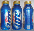 Miller Lite Aluminum Bottle